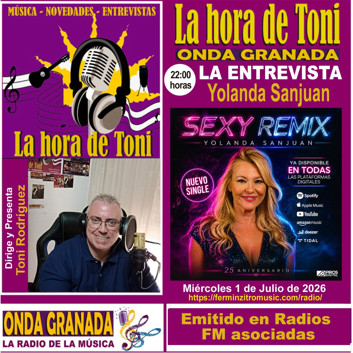 Yolanda Sanjuan en la entrevista en La Hora De Toni